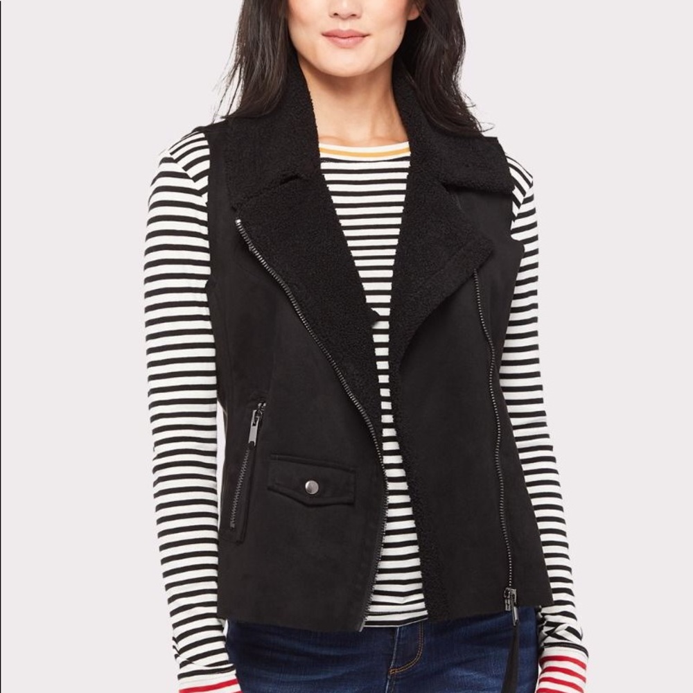 NWT Evereve Sherpa vest